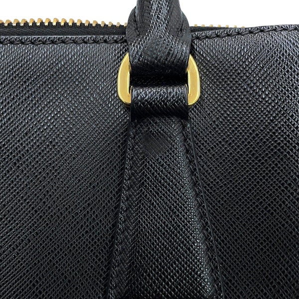 プラダ ハンドバッグ ガレリア スモール サフィアーノレザー 1BA896 PRADA 2wayショルダーバッグ 黒