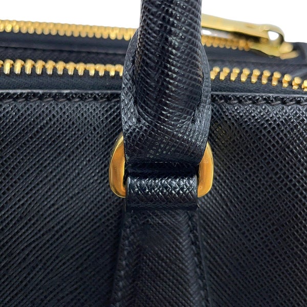 プラダ ハンドバッグ ガレリア スモール サフィアーノレザー 1BA896 PRADA 2wayショルダーバッグ 黒