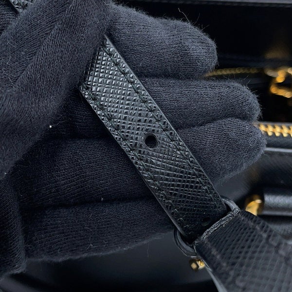 プラダ ハンドバッグ ガレリア スモール サフィアーノレザー 1BA896 PRADA 2wayショルダーバッグ 黒