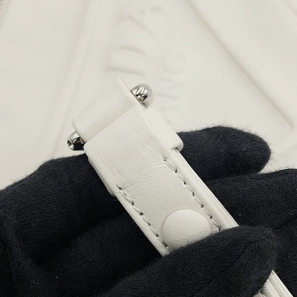 プラダ ショルダーバッグ レザー トライアングルロゴ ミニ 1BC543 PRADA ２way 白