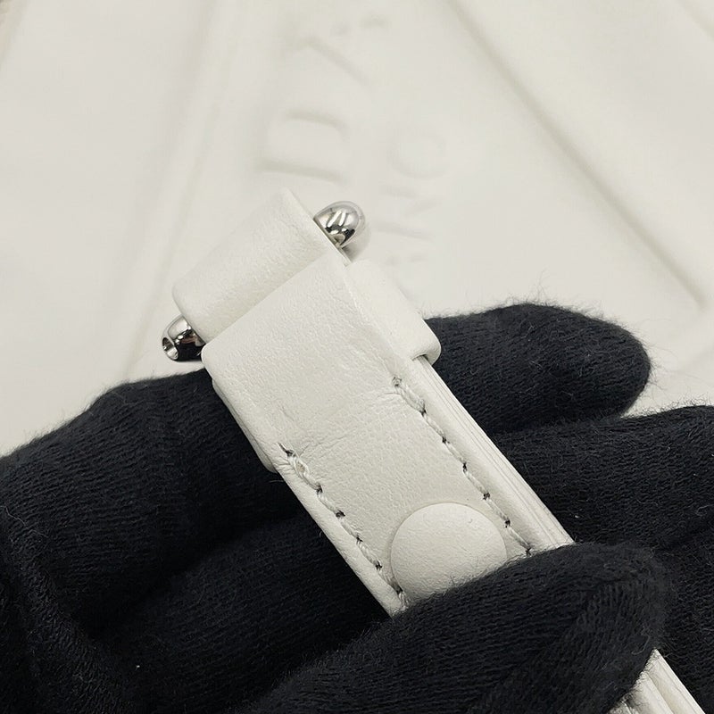 プラダ ショルダーバッグ レザー トライアングルロゴ ミニ 1BC543 PRADA ２way 白