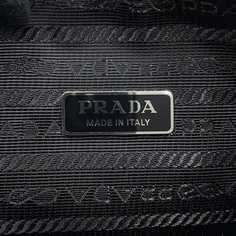 プラダ ショルダーバッグ レザー トライアングルロゴ ミニ 1BC543 PRADA ２way 白