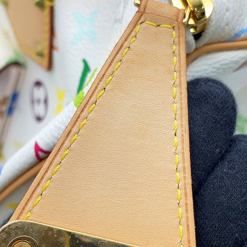 ルイヴィトン ハンドバッグ モノグラム・マルチカラー スピーディ30 M92643 LOUIS VUITTON 白