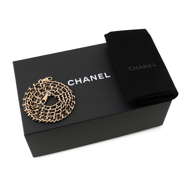 シャネル チェーンショルダーバッグ ラージ ヴァニティケース ココマーク カーフスキン AP5347 CHANEL バニティ 黒