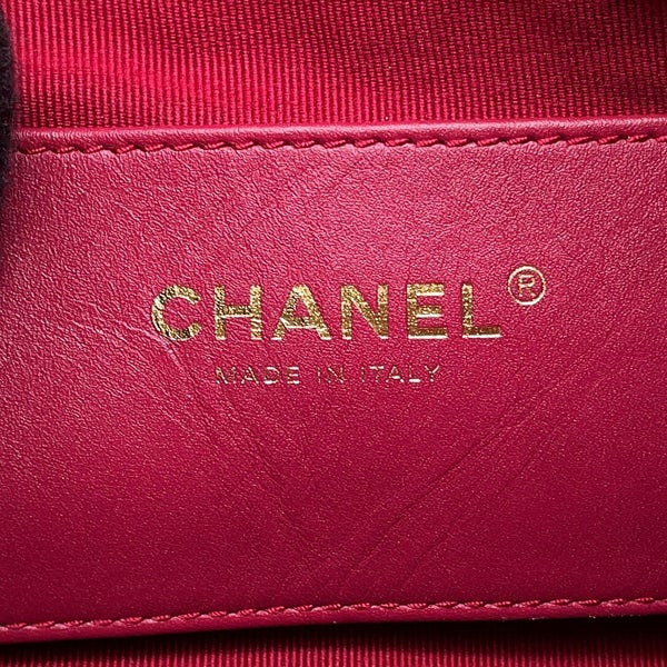 シャネル リュック ココマーク マトラッセ バックパック ドローストリング ダブルポケット カーフスキン AS4342 CHANEL 黒