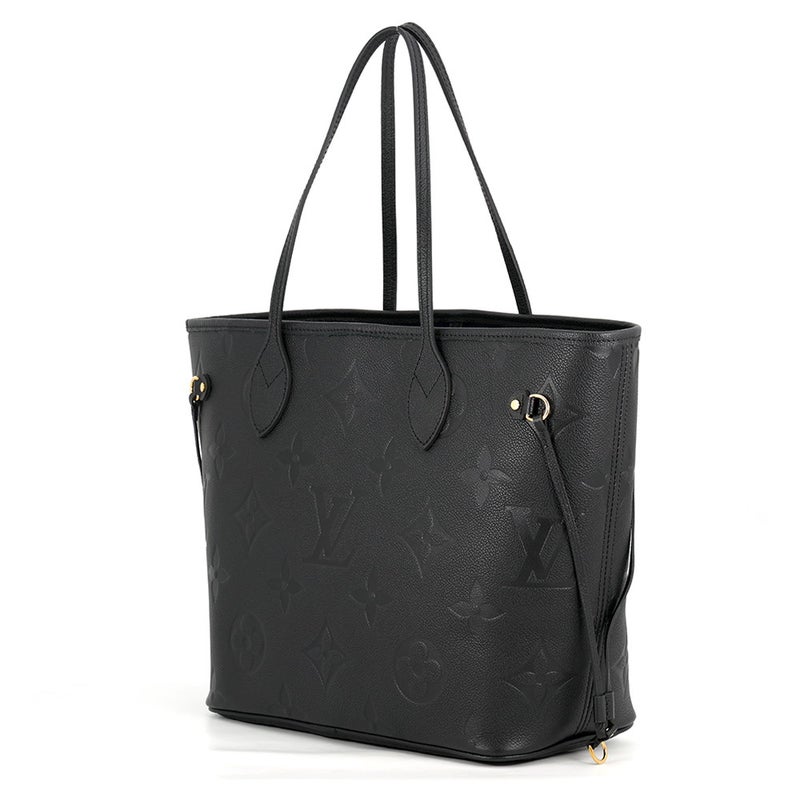 ルイヴィトン トートバッグ モノグラム・アンプラント ネヴァーフル MM M45685 LOUIS VUITTON 黒 ブラック