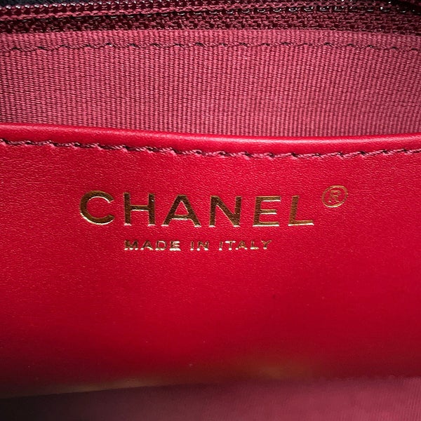 シャネル ハンドバッグ マトラッセ ココマーク スモール ショッピングバッグ ラムスキン AS4188 CHANEL 2way 黒