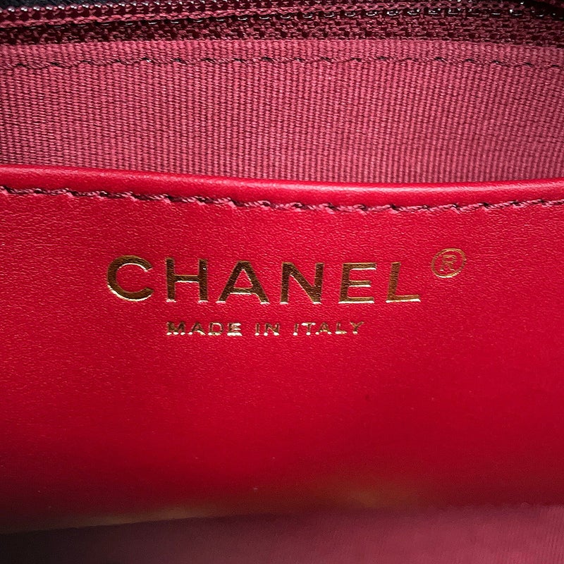 シャネル ハンドバッグ マトラッセ ココマーク スモール ショッピングバッグ ラムスキン AS4188 CHANEL 2way 黒