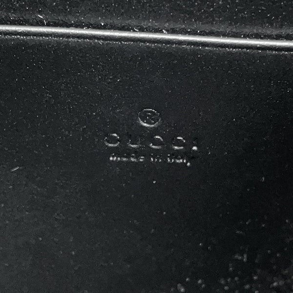 グッチ チェーンウォレット GGマーモント キルティング レザー 837745 GUCCI 財布 ダブルG 黒