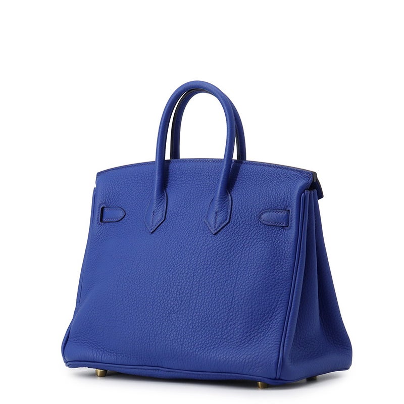 エルメス バーキン25 ブルーロワイヤル/ゴールド金具 トゴ U刻印 HERMES Birkin ハンドバッグ