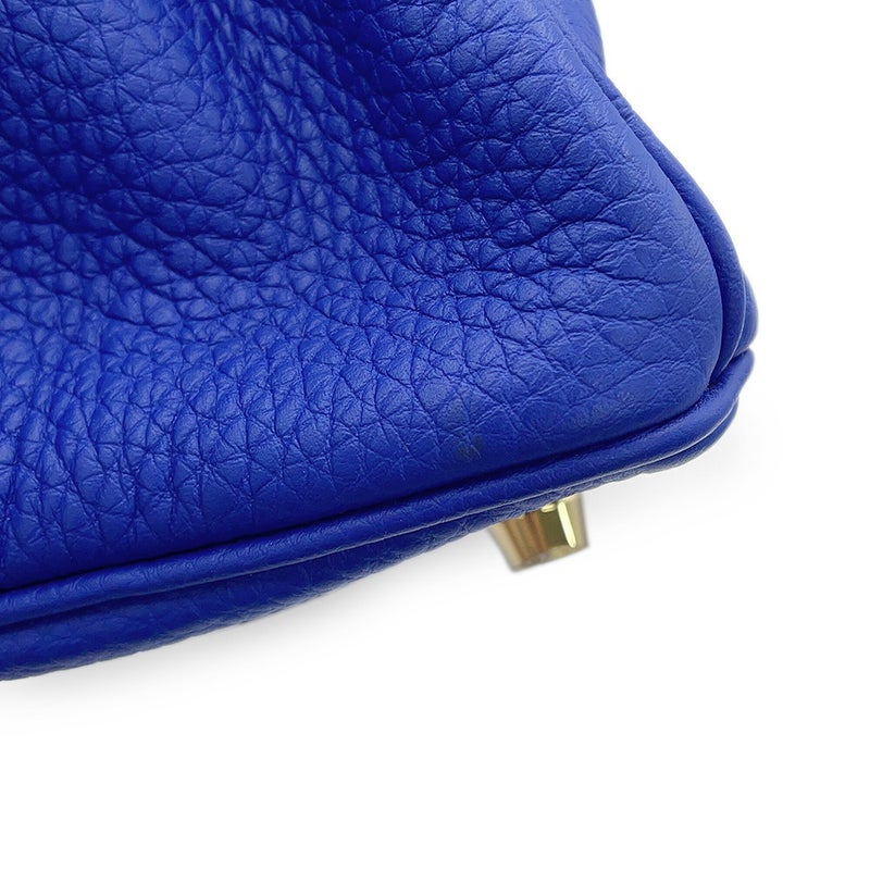エルメス バーキン25 ブルーロワイヤル/ゴールド金具 トゴ U刻印 HERMES Birkin ハンドバッグ
