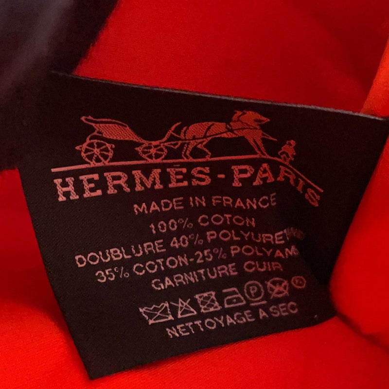 エルメス ポーチ ボリードポーチMM ナチュラル/シルバー金具 キャンバス HERMES コスメポーチ 化粧ポーチ 小物入れ