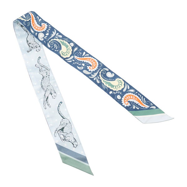 エルメス スカーフ ツイリー チーター・バンダナ GUEPARDS BANDANA HERMES シルクツイル 2024年秋冬