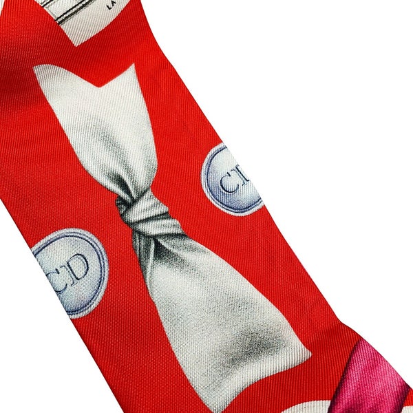 クリスチャン・ディオール バンドースカーフ ミッツァ シルク Christian Dior