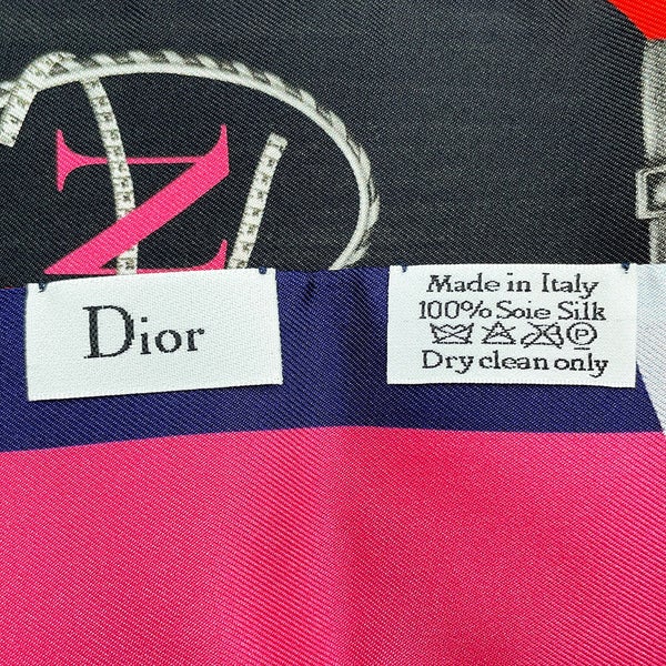 クリスチャン・ディオール バンドースカーフ ミッツァ シルク Christian Dior