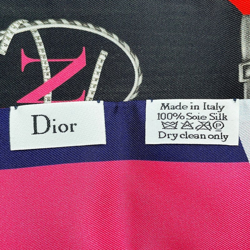 クリスチャン・ディオール バンドースカーフ ミッツァ シルク Christian Dior
