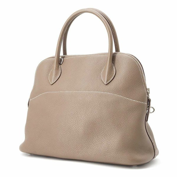 エルメス ハンドバッグ ボリード31 エトゥープ/シルバー金具 トリヨンクレマンス A刻印 HERMES Bolide 2way