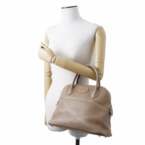 エルメス ハンドバッグ ボリード31 エトゥープ/シルバー金具 トリヨンクレマンス A刻印 HERMES Bolide 2way