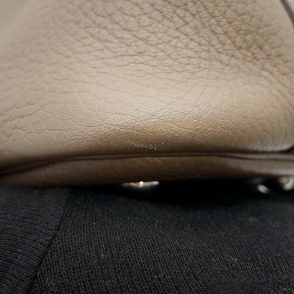 エルメス ハンドバッグ ボリード31 エトゥープ/シルバー金具 トリヨンクレマンス A刻印 HERMES Bolide 2way