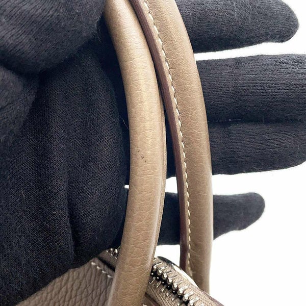 エルメス ハンドバッグ ボリード31 エトゥープ/シルバー金具 トリヨンクレマンス A刻印 HERMES Bolide 2way