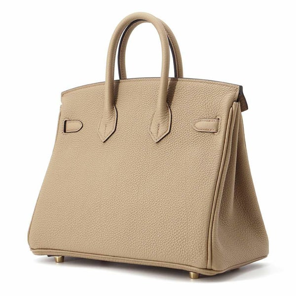 エルメス バーキン25 ベージュマルファ/ゴールド金具 トゴ B刻印 HERMES Birkin ハンドバッグ