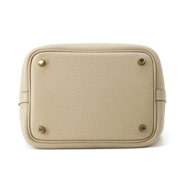 エルメス ハンドバッグ ピコタンロックPM トレンチ/ゴールド金具 トリヨンクレマンス K刻印 HERMES トートバッグ