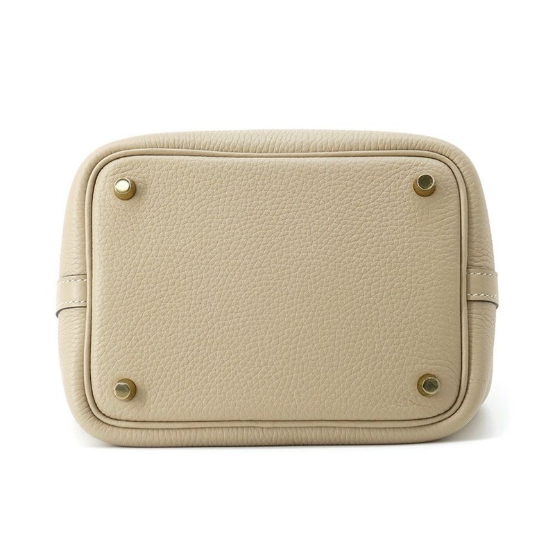 エルメス ハンドバッグ ピコタンロックPM トレンチ/ゴールド金具 トリヨンクレマンス K刻印 HERMES トートバッグ