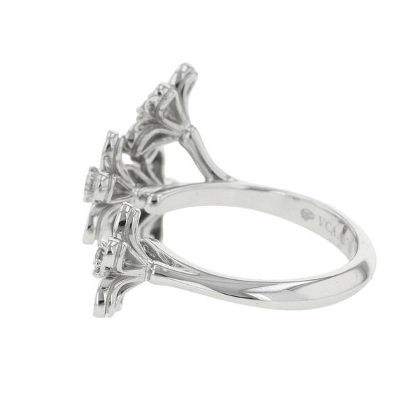 ヴァンクリーフ&アーペル リング ソクラテス アントレ レ ドア リング ダイヤモンド 44P 0.88ct K18WG サイズ54 VCARB14500 指輪