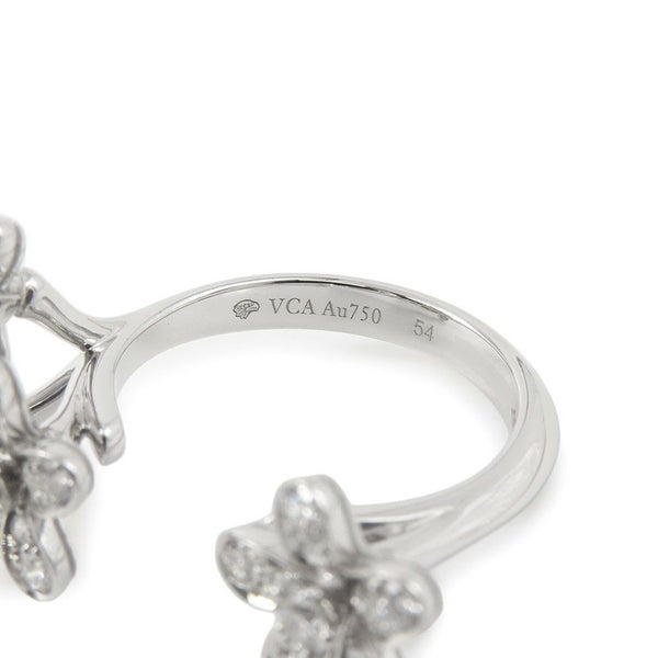 ヴァンクリーフ&アーペル リング ソクラテス アントレ レ ドア リング ダイヤモンド 44P 0.88ct K18WG サイズ54 VCARB14500 指輪