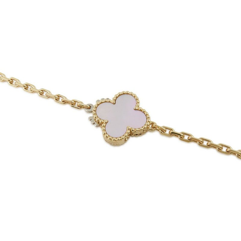 ヴァンクリ ネックレス ラッキー アルハンブラ ロング 12モチーフ カーネリアン タイガーズアイ マラカイト