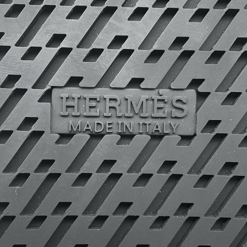 エルメス サンダル ジャクソン ブラック/ブラック金具 カーフレザー メンズサイズ41 HERMES 靴 黒