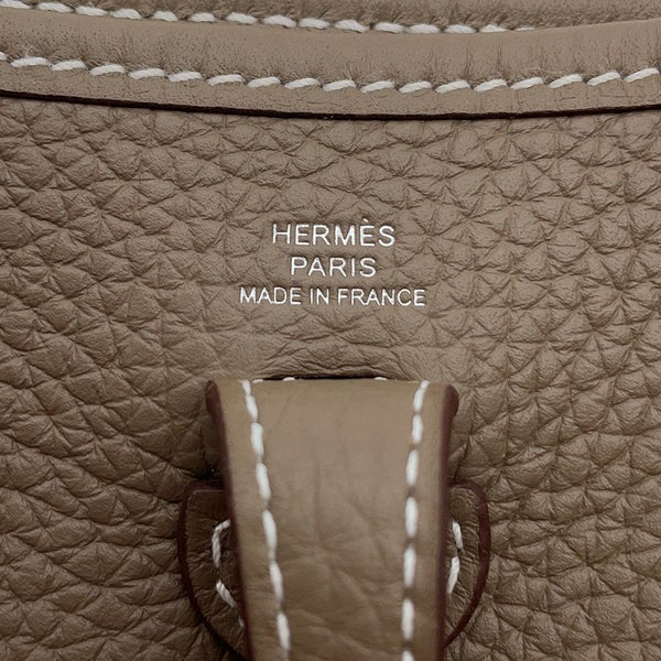 エルメス エブリンTPM アマゾン サングル ジグザグ エトゥープ/シルバー金具 トリヨンクレマンス W刻印