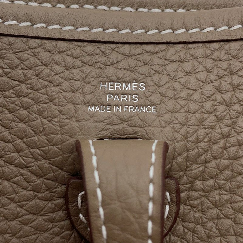 エルメス エブリンTPM アマゾン サングル ジグザグ エトゥープ/シルバー金具 トリヨンクレマンス W刻印