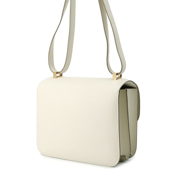 エルメス ショルダーバッグ コンスタンス3 24 クレ/ピンクゴールド金具 エプソン D刻印 HERMES Constance