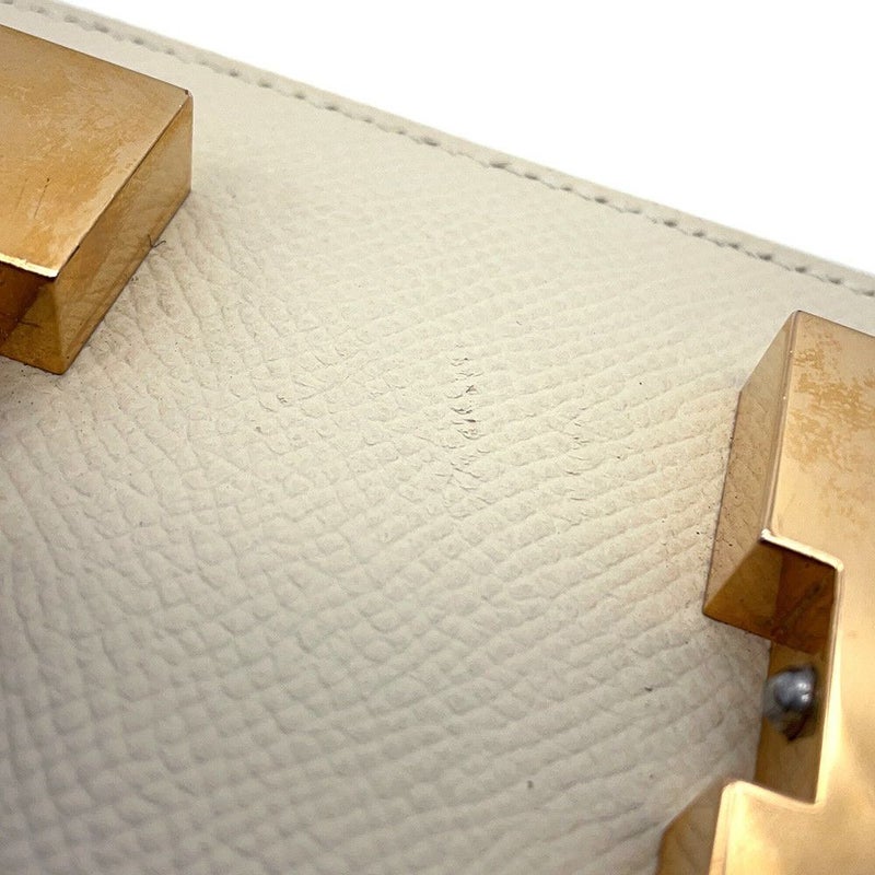 エルメス ショルダーバッグ コンスタンス3 24 クレ/ピンクゴールド金具 エプソン D刻印 HERMES Constance