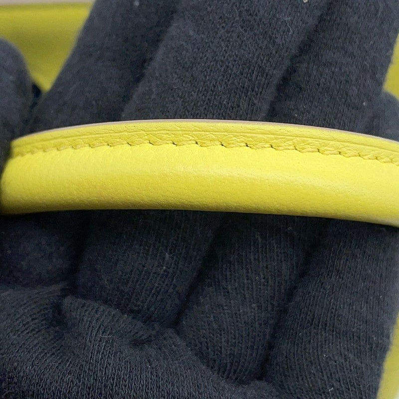 エルメス バーキン25 ヴェルソ ライム/ブルーブルーエ/シルバー金具 トリヨンノヴィーヨ Y刻印 HERMES