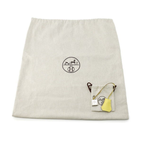 エルメス バーキン25 ヴェルソ ライム/ブルーブルーエ/シルバー金具 トリヨンノヴィーヨ Y刻印 HERMES