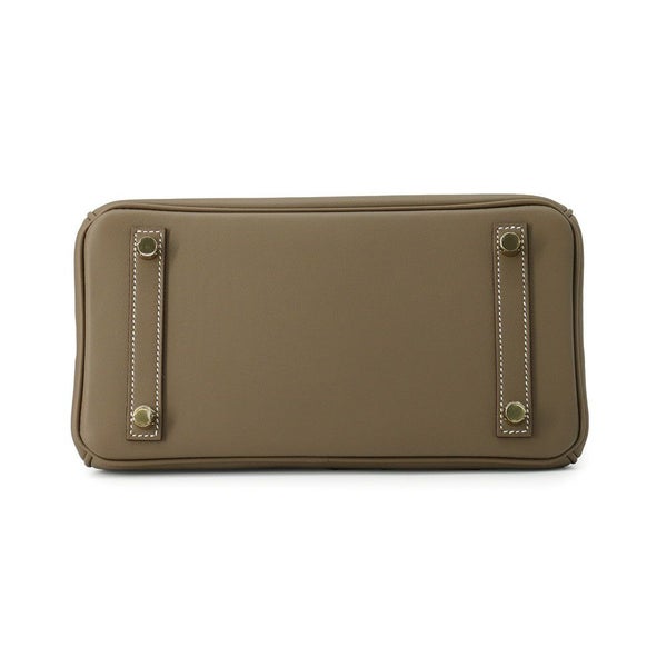 エルメス バーキン25 エトゥープ/ゴールド金具 スイフト B刻印 HERMES Birkin ハンドバッグ