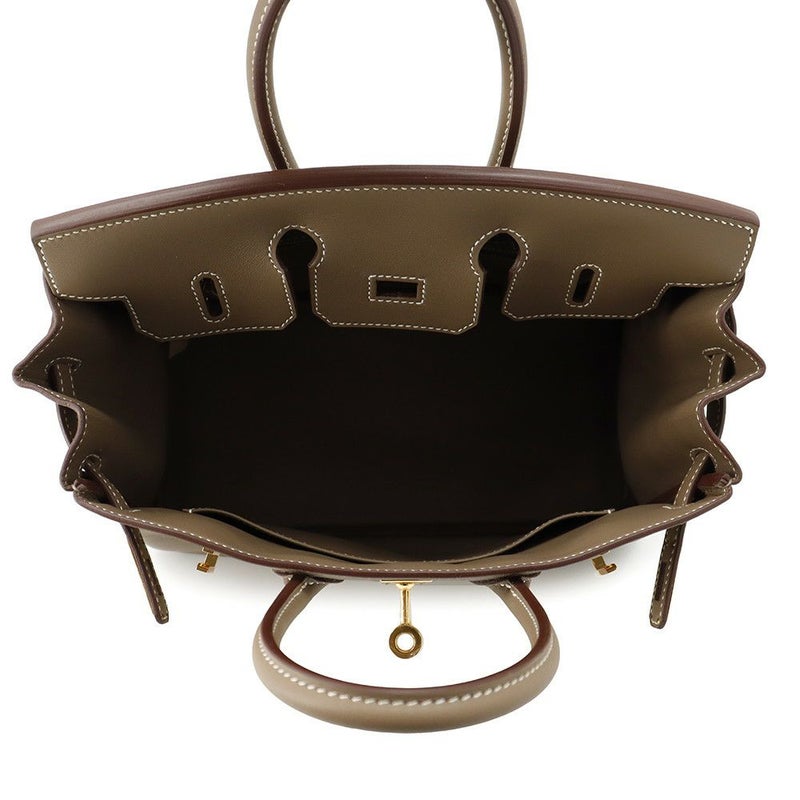 エルメス バーキン25 エトゥープ/ゴールド金具 スイフト B刻印 HERMES Birkin ハンドバッグ