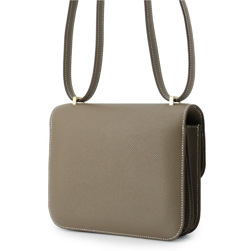 エルメス ミニ コンスタンス3 ミロワール エトゥープ/マットゴールド金具 エプソン K刻印 HERMES Constance