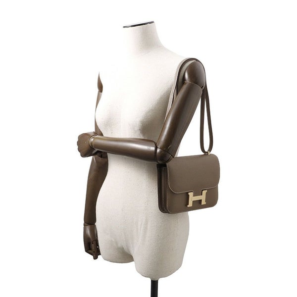 エルメス ミニ コンスタンス3 ミロワール エトゥープ/マットゴールド金具 エプソン K刻印 HERMES Constance