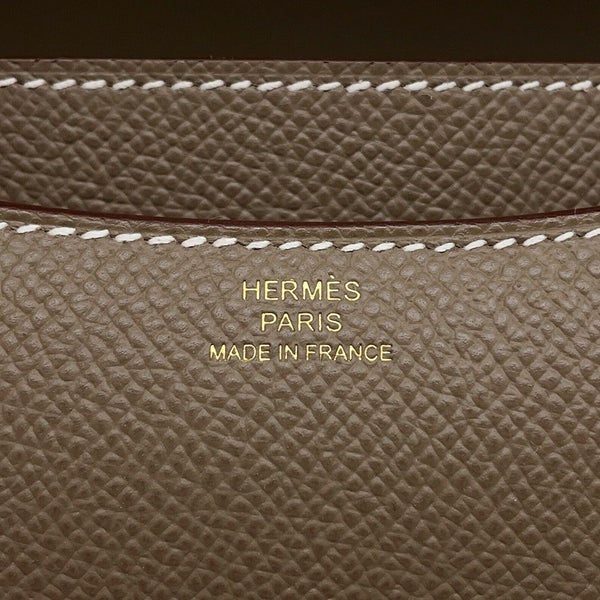 エルメス ミニ コンスタンス3 ミロワール エトゥープ/マットゴールド金具 エプソン K刻印 HERMES Constance