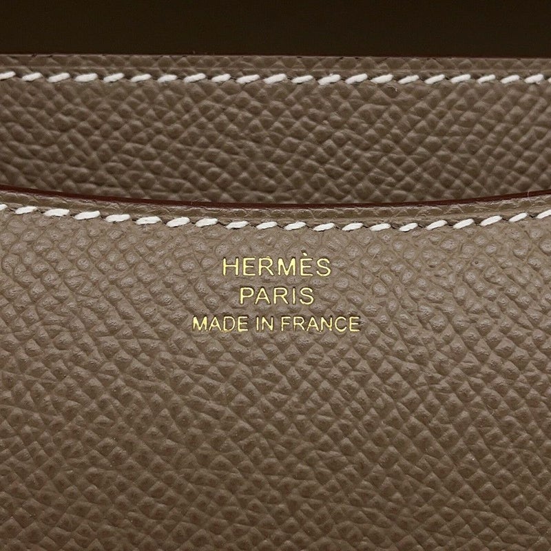 エルメス ミニ コンスタンス3 ミロワール エトゥープ/マットゴールド金具 エプソン K刻印 HERMES Constance