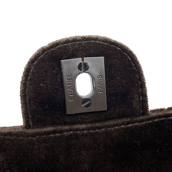 シャネル ショルダーバッグ マトラッセ ココマーク ベロア CHANEL バッグ