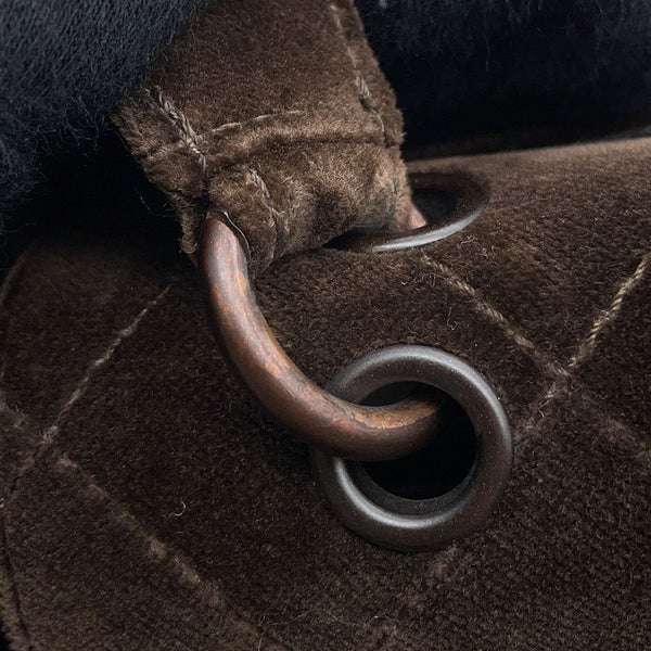 シャネル ショルダーバッグ マトラッセ ココマーク ベロア CHANEL バッグ