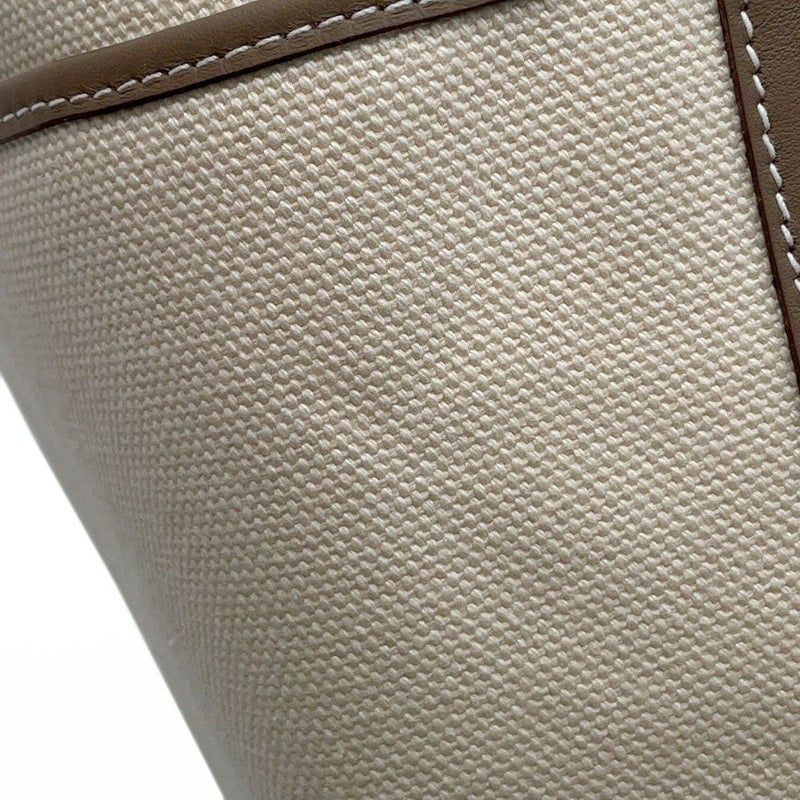 エルメス ハンドバッグ ピコタンロックPM カーゴ エクリュ/エトゥープ/シルバー金具 トワルゴエラン/スイフト K刻印