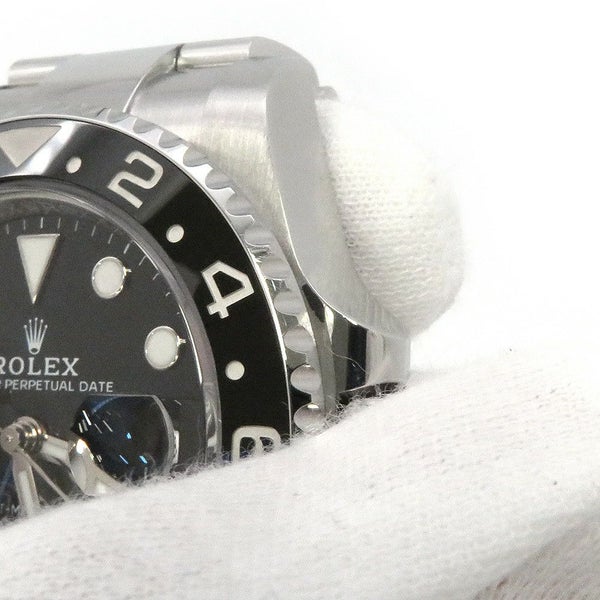 ロレックス GMTマスター2 デイト ランダムシリアル ルーレット 126710BLNR ROLEX 腕時計 黒文字盤