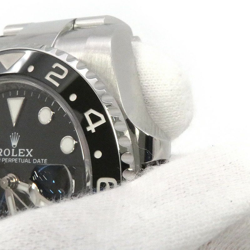 ロレックス GMTマスター2 デイト ランダムシリアル ルーレット 126710BLNR ROLEX 腕時計 黒文字盤