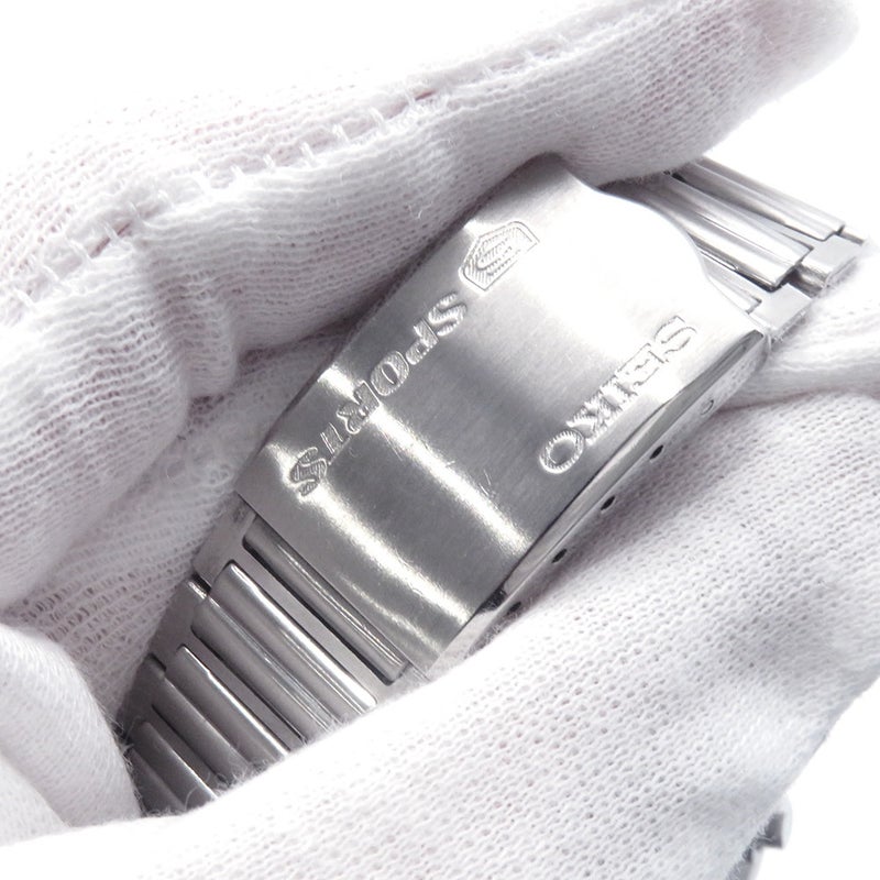 セイコー 5スポーツ スピードタイマー 6138-0020 SEIKO 腕時計 黒文字盤