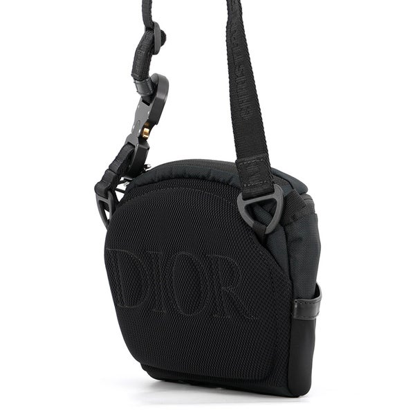 クリスチャン・ディオール ショルダーバッグ ナイロン レザー ミステリーランチ コラボ Christian Dior 黒